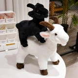 Реалистичная плюшевая игрушка, альпака, детская тряпичная кукла для сна, овечка, подарок на день рождения