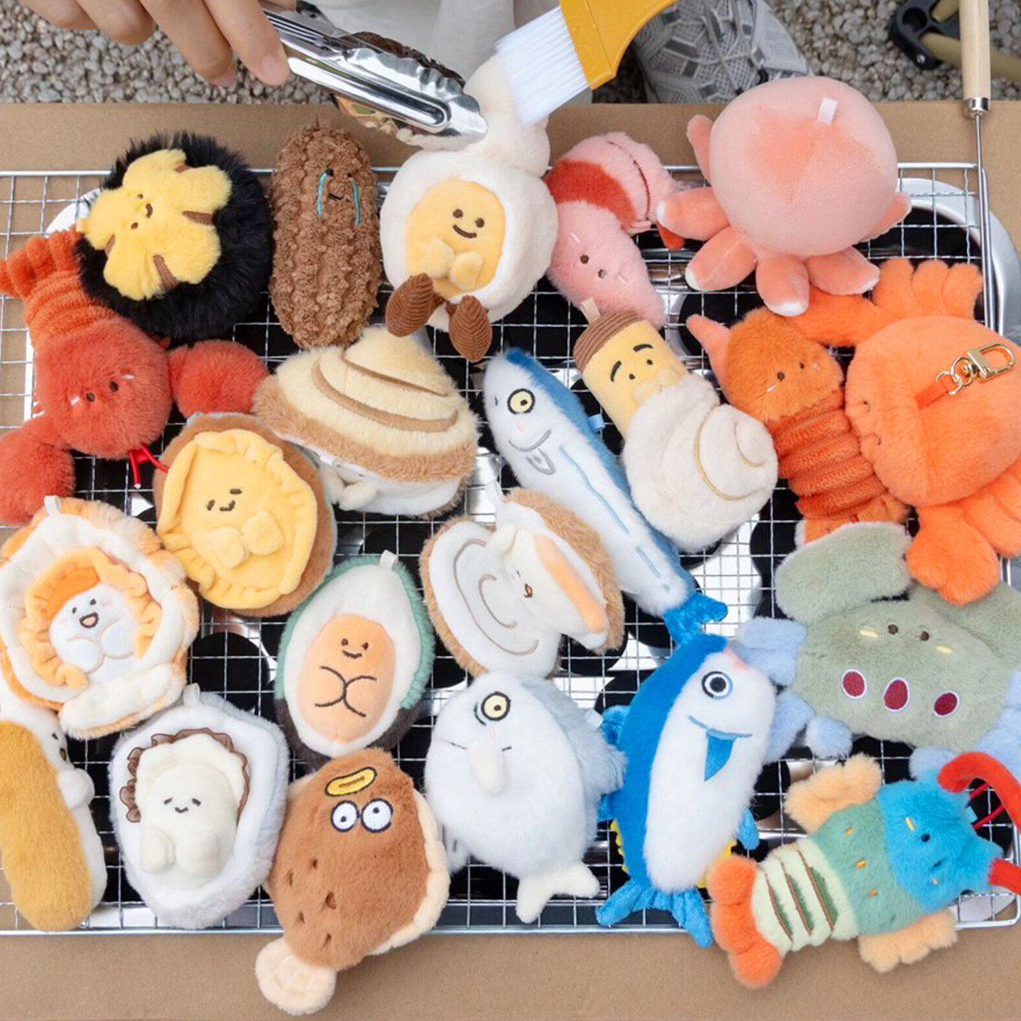 可爱小海鲜毛绒小挂件扇贝生蚝钥匙扣包包挂饰创意玩偶送女生礼物,玩具/童车/益智/积木/模型,毛绒/玩偶/公仔/布艺类玩具,淘宝优惠券,粉丝福利购,淘宝优惠卷