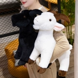 Реалистичная плюшевая игрушка, альпака, детская тряпичная кукла для сна, овечка, подарок на день рождения