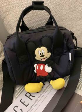 高品质米老鼠手提斜挎水桶包
