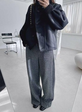 九1114韩国东大门休闲长裤区BLACKFRIDAY-8696546秋季原宿通勤