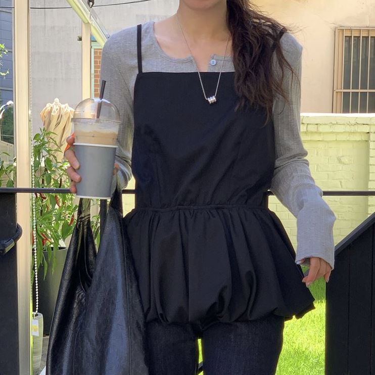 六1004韩国正品aub-e-n-in-e-3843 吊带区流行秋季瑞丽通勤独特