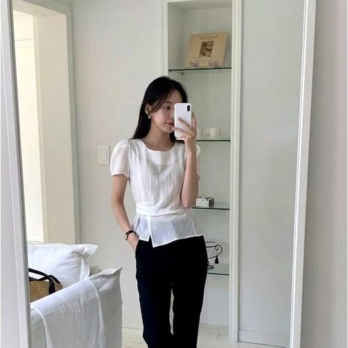 九0708韩国东大门东大门爆款女装上衣5561区on-ni-8770033休闲