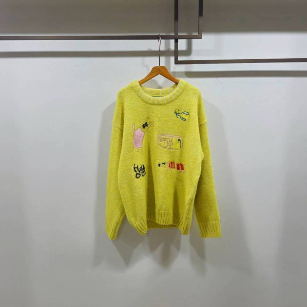 九1114韩国东大门毛衣区Robin-8697548学院正品复古冬款街头新款