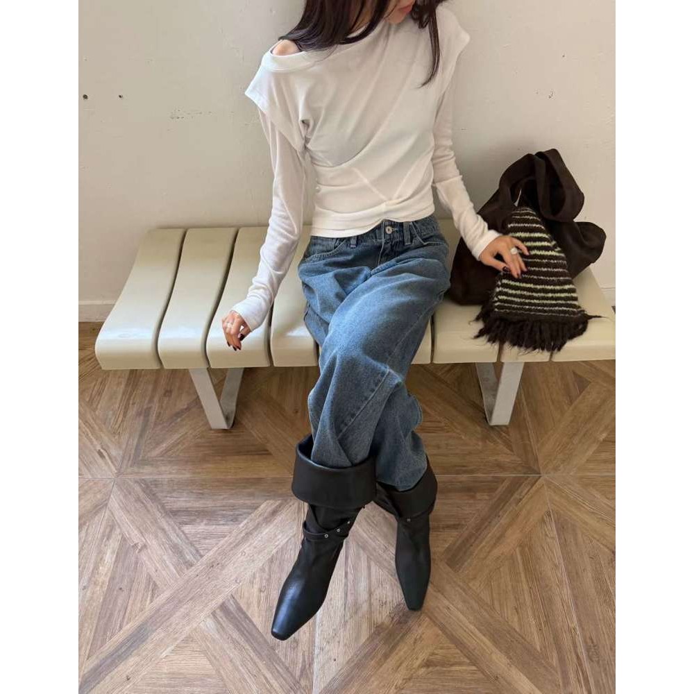 九1114韩国东大门运动牛仔裤区BETTER-8698286甜美精致秋冬街舞