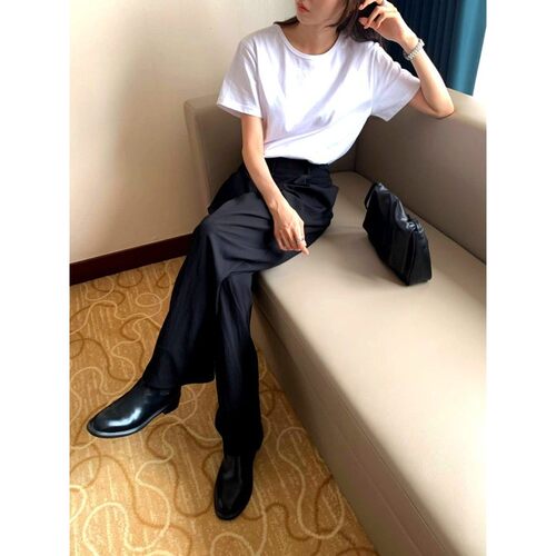 九0820韩国东大门裤子区Notice-8786920风格春季流行通勤档口纯色