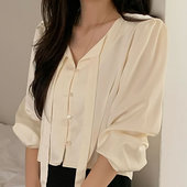 than kyou 五1125韩国直邮fin 衬衫 区5066041流行纯色清新