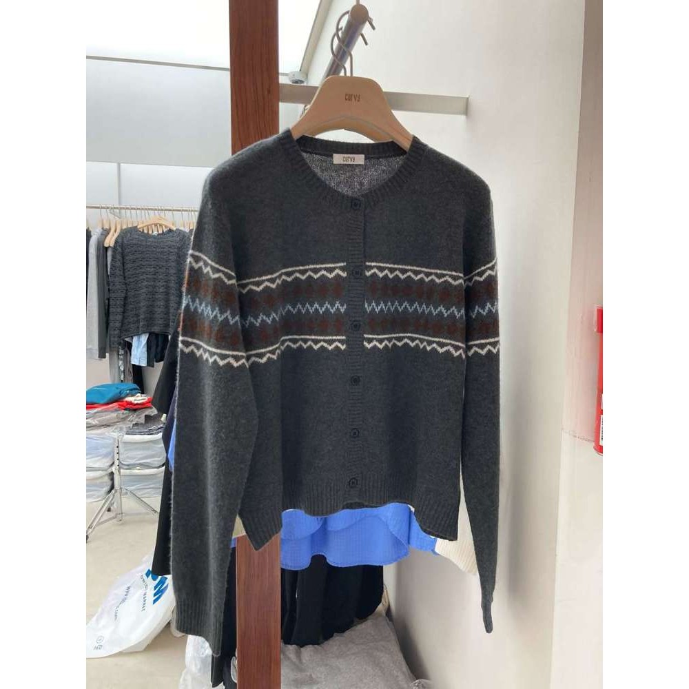 九0912韩国东大门毛衣区curvy-8641030端庄通勤欧美纯色舒适正品