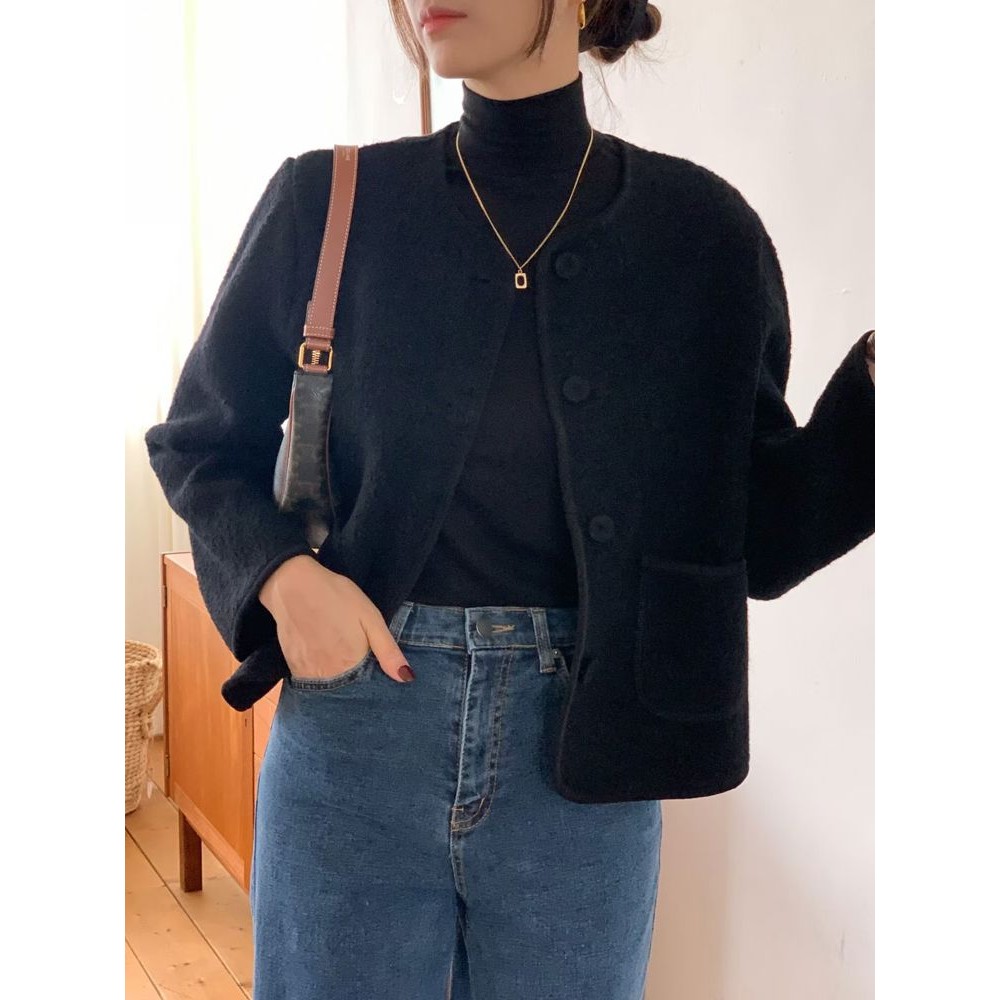 九1114韩国东大门t恤区Terrace-8697331原宿通勤简洁纯色学院正品