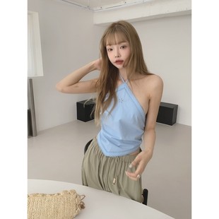 魅力直邮高端甜美经典 八0716韩国东大门背心区4343104新款 秋夏