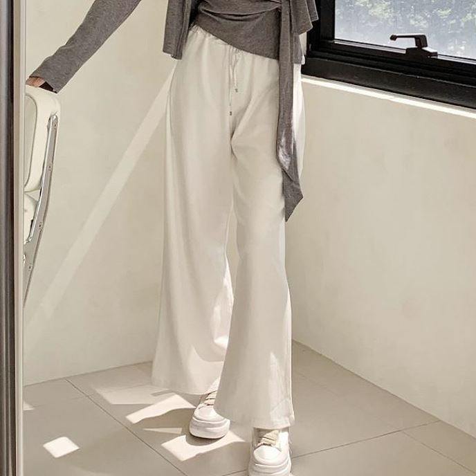 六1004韩国正品lightme-3514 裤子区流行秋季瑞丽通勤独特纯色