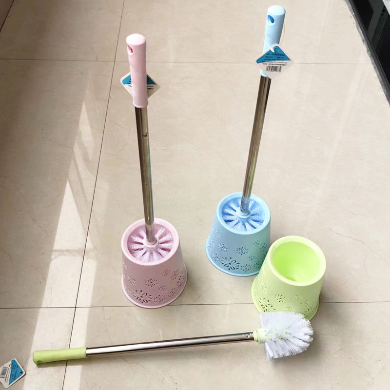 镂空塑料带底座马桶刷家用无死角卫生间刷子厕所免打孔清洁套装神