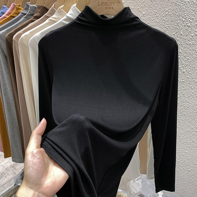 2023打底衫女秋冬羊绒内搭洋气