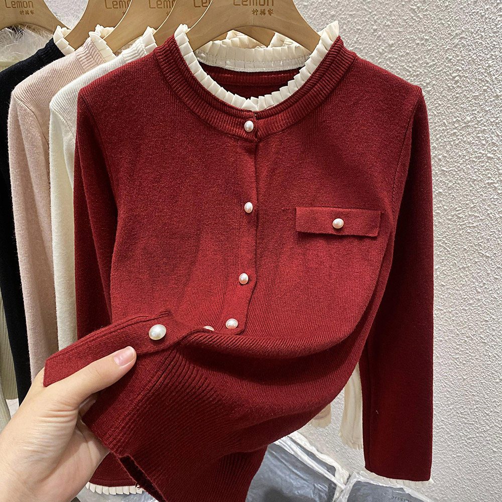 2024早春小香风针织开衫设计感小众洋气毛衣外套宽松打底衫上衣,女装/女士精品,时尚防晒服,淘宝优惠券,粉丝福利购,淘宝优惠卷