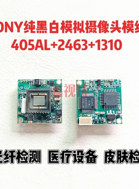 Sony ccd纯黑白模拟摄像模组 405AL+2463+1310工业 医疗设备模组
