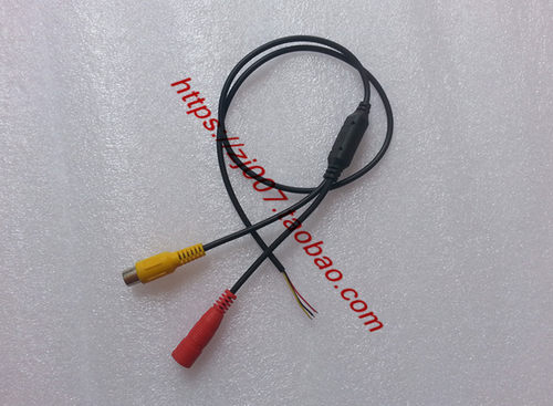 DC12V降DC3.3V监控线  AV接口  带音频