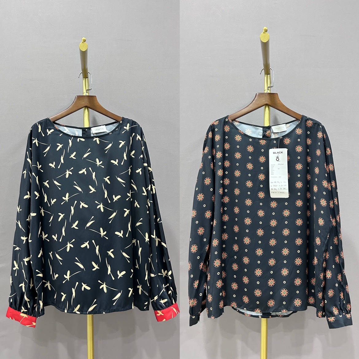 意大利宽松时尚印花衬衫