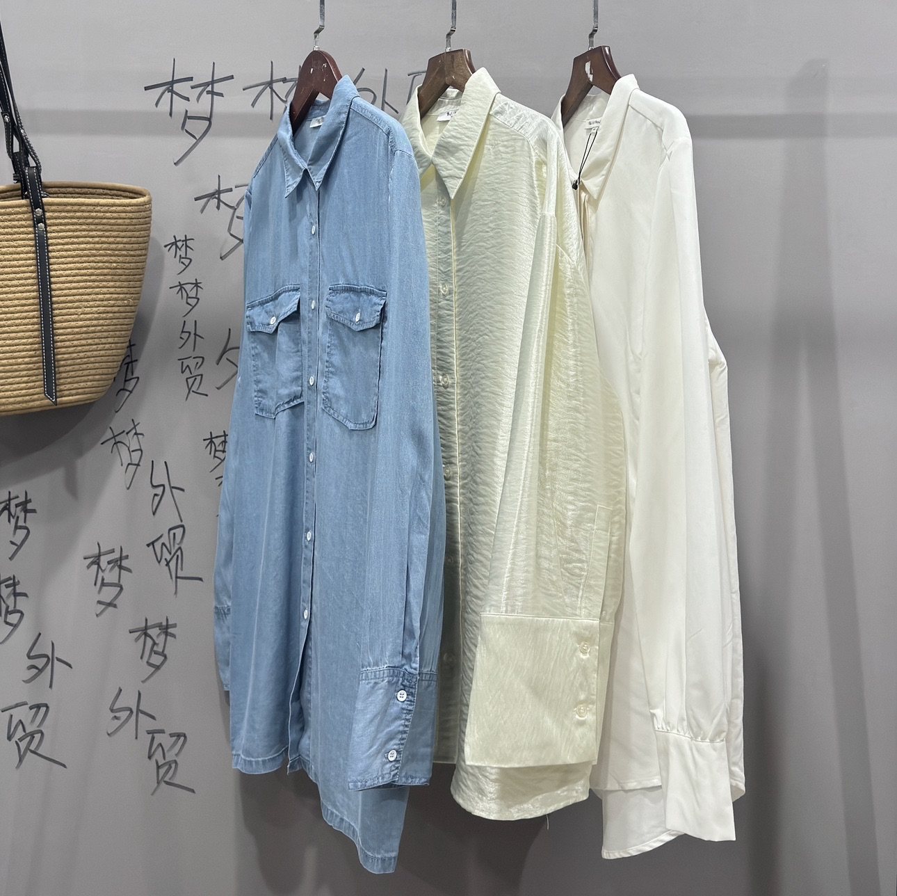 外贸单宽松休闲百搭衬衫女春秋 杂款合集