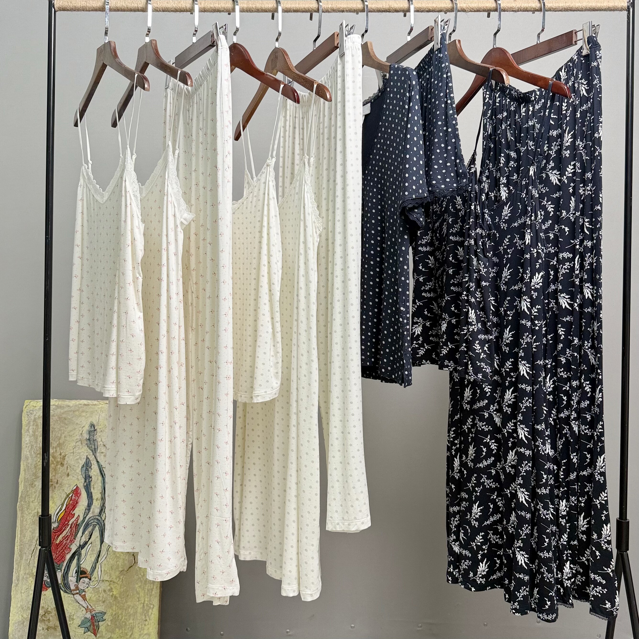 英品牌家居服吊带裤子吊带裙