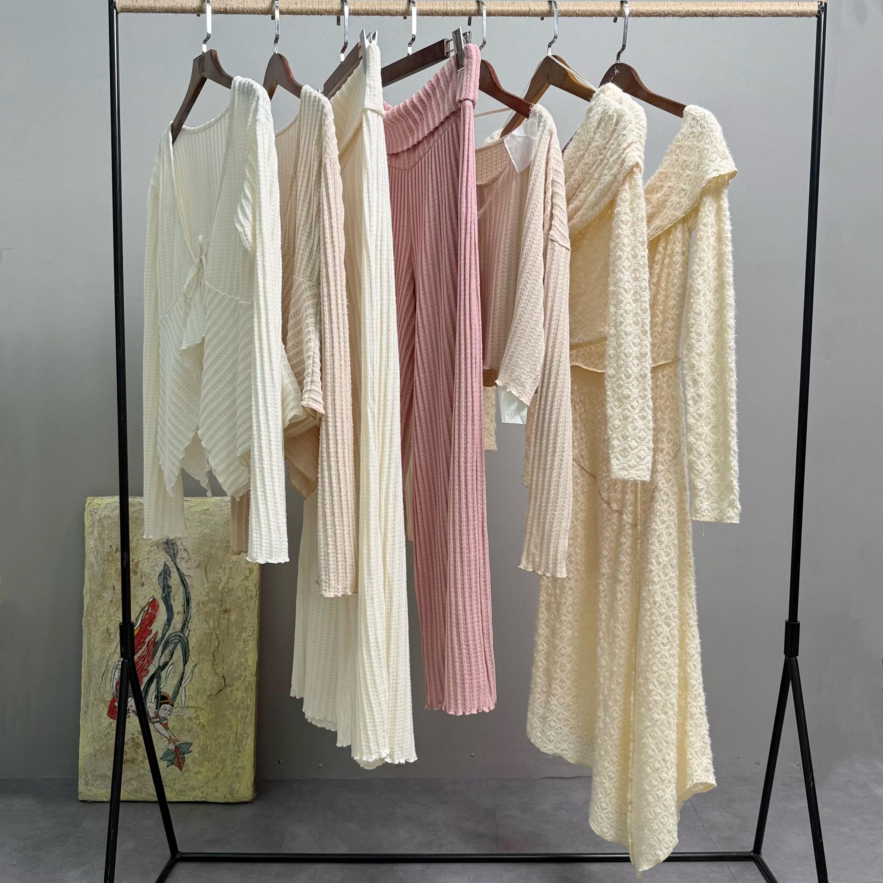 外贸单气质名媛设计感针织磨毛开衫直筒裤修身一字肩上衣连衣裙女,女装/女士精品,连衣裙,淘宝优惠券,粉丝福利购,淘宝优惠卷