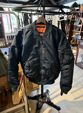 羊毛内里经典纯色ma1飞行服夹克情侣款棒球服军事风棉服骑行服潮