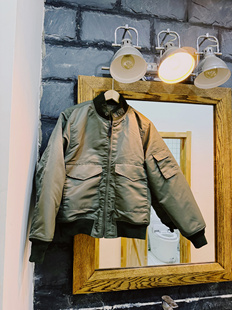 G8军事风飞行服夹克出口日本单棒球服情侣款机车服100%纯羊毛内里