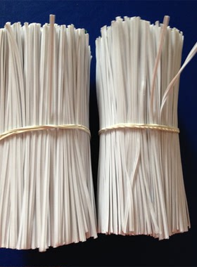 白色扁形扎线15厘米 1000条   数据线绑带 铁芯扎带 工艺品扎丝