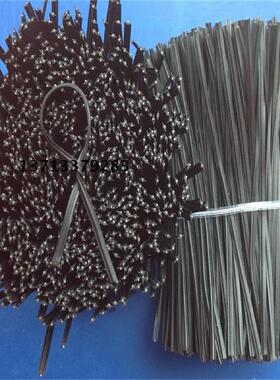 黑色扎线15CM白色电源线数据绑线透明扁形扎丝 五金扎带 铁芯扎丝