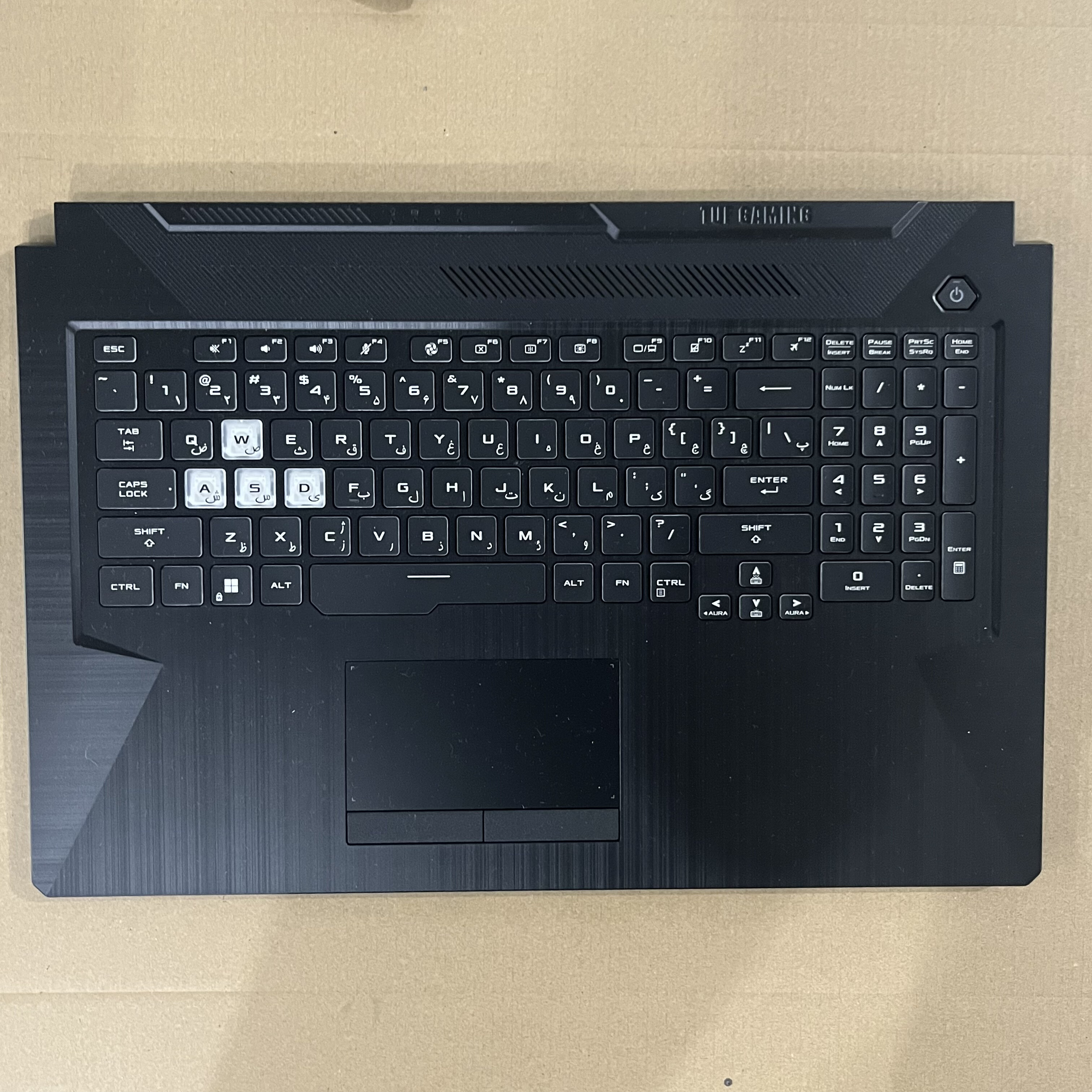 适用宏飞燕 飞行堡垒9天选2 PLUS FX706HM 记本键盘C壳 17.寸