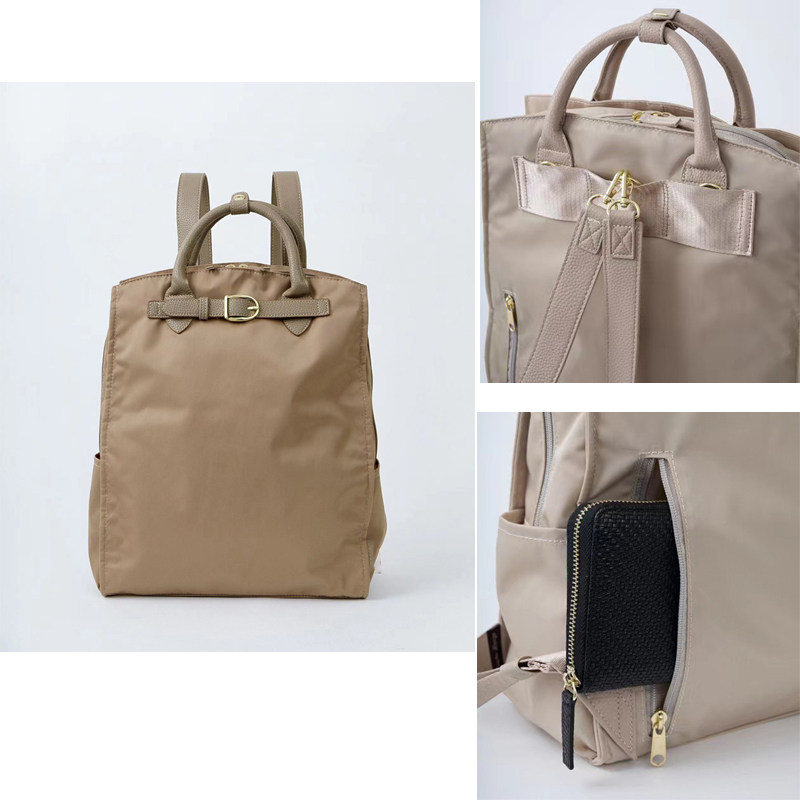 立体手提双肩商务通勤文件办公学生书电脑书IPAD防泼水男女背包潮