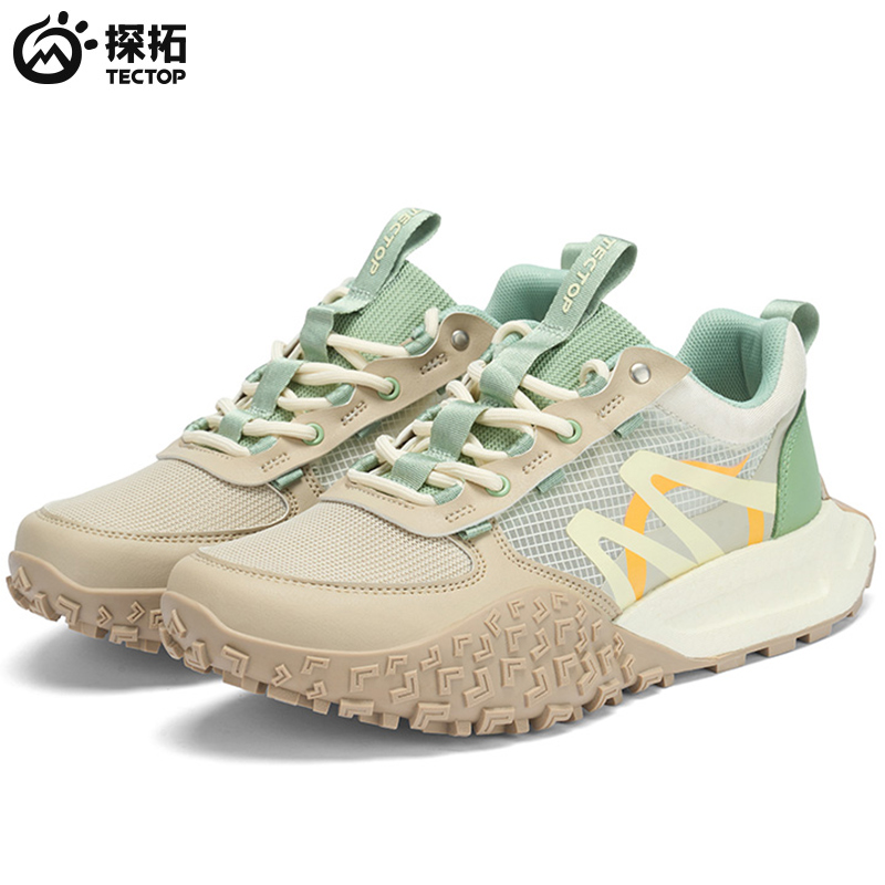 TECTOP探拓户外新款轻便防滑耐磨鞋休闲徒步鞋男女士款透气运动鞋