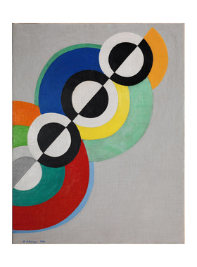 Robert Delaunay罗伯特·德劳内油画节奏手绘临摹玄关抽象装饰画