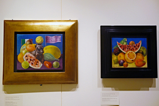 西瓜弗里达卡罗Frida Kahlo临摹 饰画静物小狗打开 手绘油画装