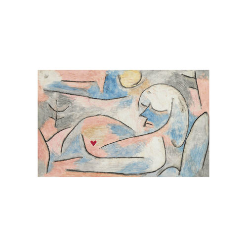 克利水彩冬眠抽象油画装饰Paul Klee书房办公室卧室挂画手绘临摹