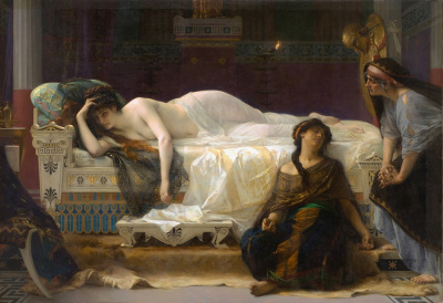 手绘临摹复制品世界名画学院派油画神话卡巴内尔菲德拉Phaedra