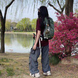 户外徒步网眼美利奴羊毛排汗透气速干圆领短袖 男女夏薄款 运动T恤