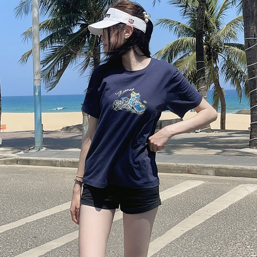 雏菊印花！小清新羊毛短袖