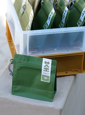 散茶袋铝袋茶叶包装袋咖啡豆袋白毫银针岩茶密封3D立体手提茶叶袋