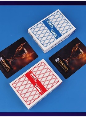 WPTL德州大字扑克牌比赛竞技专用牌PVC塑料防水防折耐磨朴克