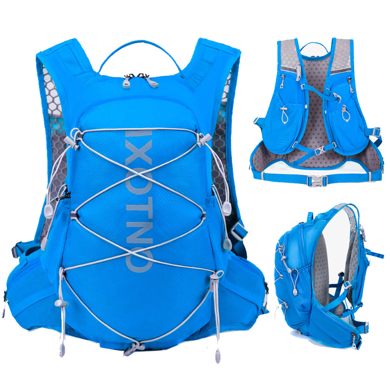 外贸跨境出口原单登山攀岩系列轻便易携户外双肩背骑行运动包12升