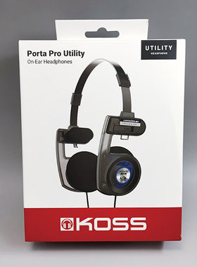 易梦玲KOSS PP 线可分离 可换线高颜值耳机 轻便 半透明 原装款