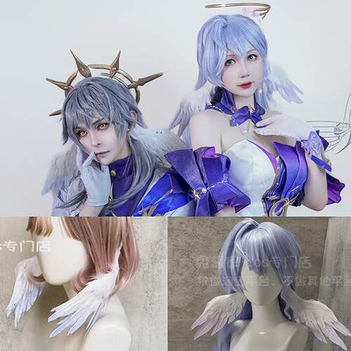 星期日知更鸟cos羽毛头饰发夹