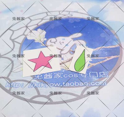 全职猎人西索cos可撕纹身贴纸