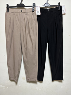 休闲裤 锥形裤 松紧腰舒适好穿 暖宫裤 日单女士混纺高弹力面料收腹裤