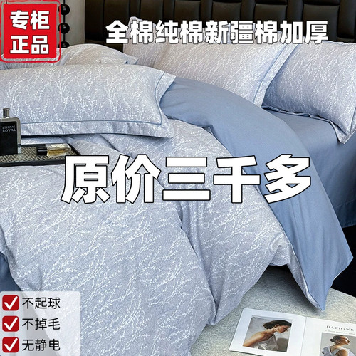 2026新款全棉磨毛四件套