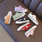 男童帆布鞋 女宝宝学步鞋 幼儿园透气板鞋 2026年春秋新款 儿童小白鞋