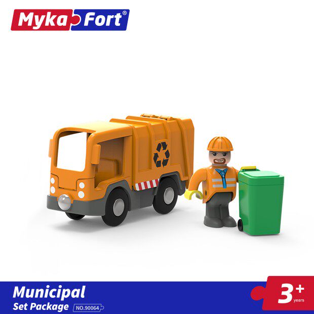 90064MKF MCCAFFER GLIDE SET MUNICIPAL CAR RAIL KIDS EDUCATIONAL ASSEMBLING TOYS GIFT BOYS GIRLS