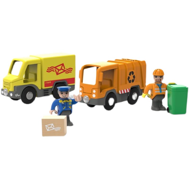 90064MKF MCCAFFER GLIDE SET MUNICIPAL CAR RAIL KIDS EDUCATIONAL ASSEMBLING TOYS GIFT BOYS GIRLS