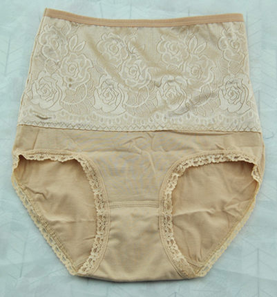 ELEMENTSCOTON 棉元素精梳棉 高腰 收腹小平角女内裤P1205一条装