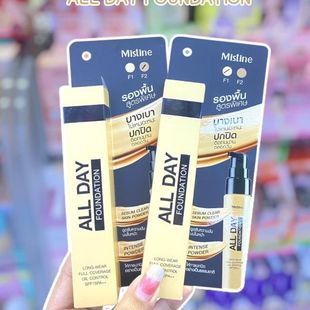 新包装 泰国Mistine24h小时黑黄皮遮瑕蜜思婷干油皮minstine粉底液